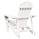 Adirondack Chair White 69x85x90.5 cm Solid Wood Fir 4007243