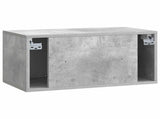 Wall-Mounted TV Cabinet Concrete Grey 59.5 x 31 x 30 cm 899218