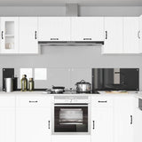 Kitchen Backsplash 2 pcs Dark Grey 120 x 40 cm Tempered Glass 3415509
