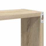 Wall Cube Shelf 4 pcs Sonoma Oak 80x15x26.5 cm Engineered Wood 807116
