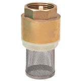 142890 Suction Hose with Brass Connectors 7 m 25 mm Black