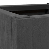 Garden Flower Box Dark Grey 36 x 36 x 35 cm PP 42006497