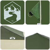 Canopy Tent Manual Green 395 x 395 x 251 cm Fabric 42007390