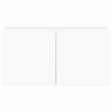 5 Piece TV Cabinet Set White Engineered Wood 3078653