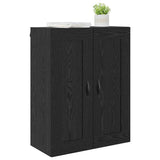 Wall Mounted Cabinet Black Oak 69.5 x 34 x 90 cm 882429