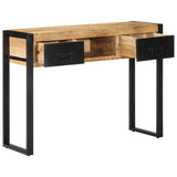 Console Table 100x35x75 cm Solid Rough Wood Mango 4015927