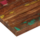 Table Top 70x70x1.5 cm Square Solid Wood Reclaimed 371069
