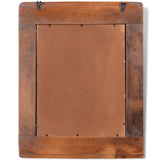 241134 Reclaimed Solid Wood Bathroom Vanity Cabinet Set with Mirror