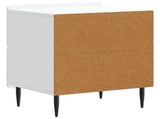 Bedside Cabinet 2 pcs White 43 x 34.5 x 49.5 cm Engineered Wood 894296