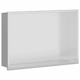 Shower Niche Silver 45 x 30 x 9.5 cm Stainless Steel 42012671