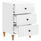Bedside Cabinet with Drawer High Gloss White 43x 41 x 66.5 cm 894099