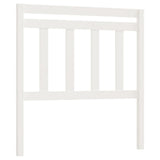 Bed Headboard White 106x4x100 cm Solid Wood Pine 814080