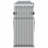 Log Holder Silver 300x45x100 cm Galvanised Steel 364596