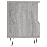 Bedside Cabinets 2 pcs Grey Sonoma 40x35x50 cm Engineered Wood 830633