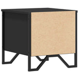 Bedside Cabinets 2 pcs Black 40x30x40 cm Engineered Wood 848515