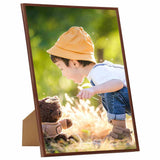 Photo Frames Collage 5 pcs for Wall or Table Bronze 70x90cm MDF 332237