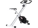 Folding and Quiet Exercise Bike with 8-Level Magnetic Resistance and Heart Rate Sensor, for Home T3398P349171