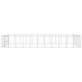 Outdoor Dog Kennel Galvanised Steel 79.86 m 3082332