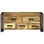 Coffee Table Brown 90 x 50 x 38 cm Solid rough mango wood 4104724