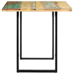 ZNTS Dining Table 140x70x76 cm Solid Reclaimed Wood 285834