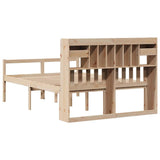 Bookcase Bed without Mattress 160x200 cm Solid Wood Pine 3322059