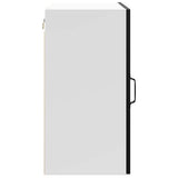Kitchen Wall Cabinet Lucca Black Engineered Wood 853799