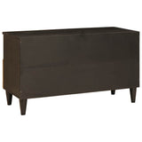 TV Cabinet Black and Gold 80 x 33 x 46 cm Engineered wood 4017845