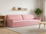 3 Seater Sofa Pink 220 x 81 x 82 cm Velvet 42041157