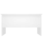 Coffee Table White 80x50x42.5 cm Engineered Wood 809728
