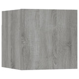 ZNTS Wall-mounted TV Cabinet Grey Sonoma Engineered Wood 3114596