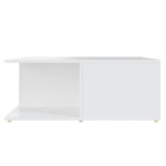 Coffee Table White 80x80x31 cm Engineered Wood 806876
