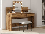 Dressing Table Old Wood 100 x 40 x 130 cm Engineered Wood 868850