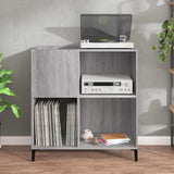 Record Cabinet Grey Sonoma 84.5x38x89 cm Engineered Wood 832003