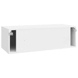 Wall-Mounted TV Cabinet High Gloss White 98 x 41 x 30 cm 898699