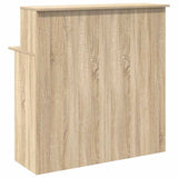 Reception Desk Sonoma Oak 100x50x103.5 cm Engineered Wood 859026