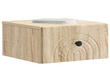 Wall-Mounted Bedside Cabinet 2 pcs Sonoma Oak 33 x 34.5 x 20 cm 898090