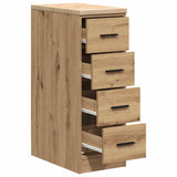 Garage Storage Cabinet Artisan Oak 30x51x85 cm Solid Wood Pine 860588