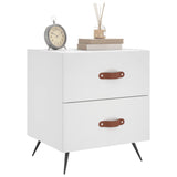 Bedside Cabinets 2 pcs White 40x35x47.5 cm Engineered Wood 827245