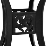 Garden Table Black 78x78x72 cm Cast Aluminium 315583