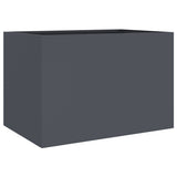 Planter Anthracite 62x47x46 cm Steel 841603