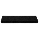 Stair Mats 10 pcs 65x21x4 cm Black Rectangular Edge 149817