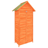 Garden Tool Shed Brown 89x52.5x175 cm Solid Wood Pine 172243