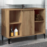 Sink Cabinet Artisan Oak 80x33x60 cm Engineered Wood 857136