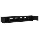 TV Cabinet Set 3 pcs Black 260 x 35 x 40 cm Engineered Wood 3333064