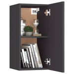 TV Cabinets 2 pcs Grey 30.5x30x60 cm Engineered Wood 803331