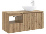 Bathroom Furniture Set 2 pcs Artisan Oak Engineered Wood 3404033