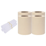 Garden Privacy Screens 4 pcs PVC 35x0.19 m Cream 147857