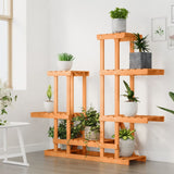 Flower Stand 95x25x96 cm Solid Wood Fir 362862