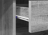 Desk with Drawer Grey Sonoma 90 x 49 x 75 cm Engineered Wood 869271