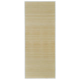 Carpet Natural bamboo Bamboo, polypropylene, PVC 150 x 200 cm 241335